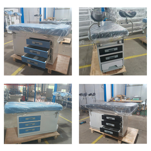 Mesa de Exploración y Operaciones Ginecológicas Eléctrica de Acero, Cama de Hospital con Altura Ajustable y Cajones para Uso Clínico y Médico - Product Image 6