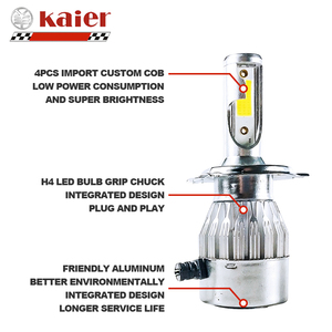 Lumen cao Led Đèn Pha cho C6 _ H4 12V 36W 3800LM 6000K xe Đèn pha Led Đèn Pha Bóng Đèn Xe Led nhà máy - Product Image 3