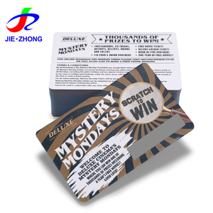 Bulk stampa personalizzata sorpresa <span class=keywords><strong>gratta</strong></span> <span class=keywords><strong>e</strong></span> vinci la carta dei biglietti della lotterie - Product Image 5