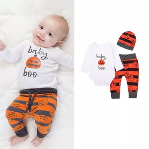 Set <span class=keywords><strong>di</strong></span> Abbigliamento per Neonati con Tutina in Cotone, Pantaloni, Fascia per Capelli e Cappello, Completo per Bambini e Bambine - Product Image 3