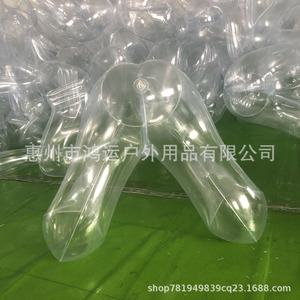 Muñeca inflable de PVC con forma de M, transparente e impermeable, para publicidad con forma de club para niños. - Product Image 1