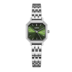 Nuevo reloj de pulsera para mujer, diseño poligonal, nicho de alta gama, cuarzo, resistente al agua, acero inoxidable - Product Image 1