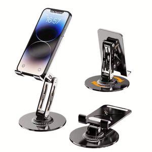Rotating and Foldable Phone <b>Stand</b> Desktop Metal <b>Tablet</b> Multifunctional Creative Adjustable and Stretchable - Product Image 1