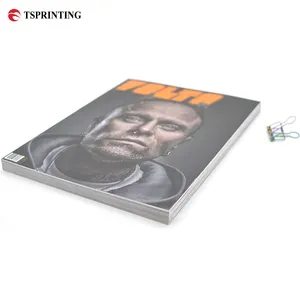 Free Sample Recyclable Art Paper Magazine Printing Custom Printing Softcover Booklets Soft Binding Soft Cover Book Printing