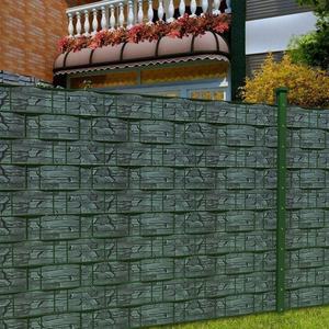 Clôture de jardin, décoration, 1 m, 100%, 450g/m2, 19cm x 35m/40m/50m/65m, bande de clôture discrète en PVC - Product Image 5