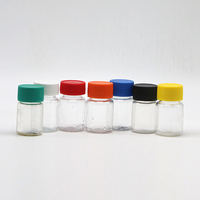 Échantillons gratuit — bouteilles en plastique, conteneurs en plastique, en forme de Capsule, pour la pharmacie, avec capuchons à vis personnalisés, 15mL, vente en gros, pièces