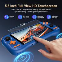 Konsol Game Genggam K59 Layar IPS HD 5,5 inci Gameplay Lancar Pemutar Game Android14 Konsol Genggam 128G Hadiah untuk Anak Laki-laki