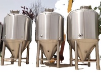 Bière Fermenteur Conique De Refroidissement Réservoir 2500L Bière Unitanks 4000L