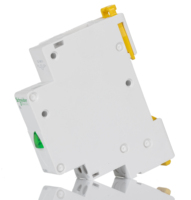 A9E18331 voyant lumineux rond vert, LED, boîtier en plastique, montage sur rail DIN, IP2X, série Acti9 Control.
