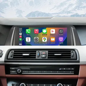 Pemutar Multimedia Top Jalan Apple nirkabel CarPlay Android Auto 10.25 "layar sentuh untuk BMW 5 Series F10 F11 2011-2017 CIC NBT
