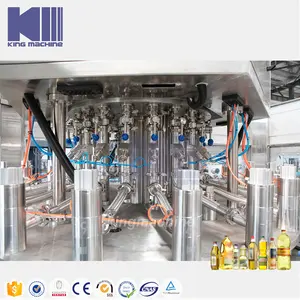 Turn-key New Project 8000BPH Automatic Filling And Gluing Machine Line For Liquid Oil