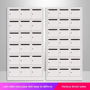 Kotak Surat Pintar Anti Hujan dari Baja Anti Karat, Kabinet Lantai Dinding Buatan Khusus Produsen untuk Area Perumahan & Vila - Product Image 4