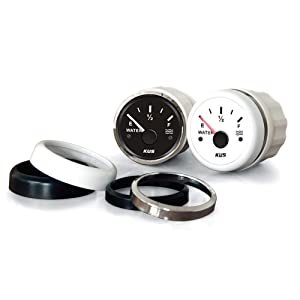 52 मिमी 240-33ohms पानी स्तर गेज मीटर 240-33 0-190 ओम समुद्री कार नाव के लिए अलार्म के साथ - Product Image 4