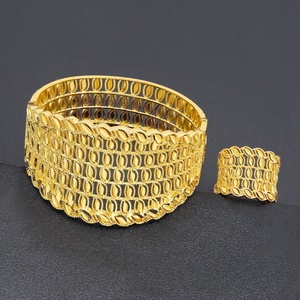 Vente directe Jxx, prix compétitif, bijoux en laiton de haute qualité plaqués or 24 carats de Dubaï pour femme - Product Image 3