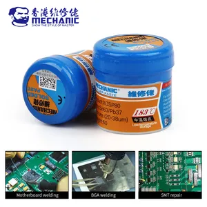 Pâte à souder MECHANIC <span class=keywords><strong>XG</strong></span> Series 183, flux de soudure respectueux de l'environnement pour la réparation de téléphones mobiles, IC, CPU, BGA, SMD - Product Image 5