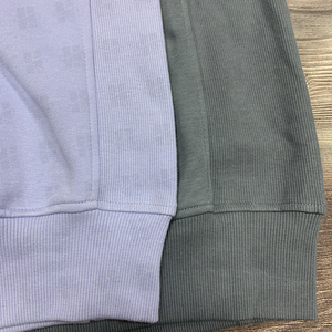 เสื้อสเวตเชิ้ตผู้ชายแบบปักลายตามสั่ง ผ้าคอตตอน 80% โพลีเอสเตอร์ 20% ป้องกันการเป็นขุย แต่งแถบข้างแบบแพทช์เวิร์ค หรูหรา - Product Image 5