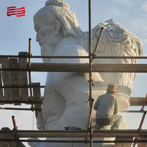 Statue géante de Hua Tuo figure historique sculpture figurine sculptée en pierre à grande échelle personnalisable
