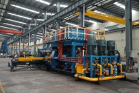 Presse d'extrusion de profilés en aluminium à course courte CNC Hengda 2000T, ligne d'extrusion automatique