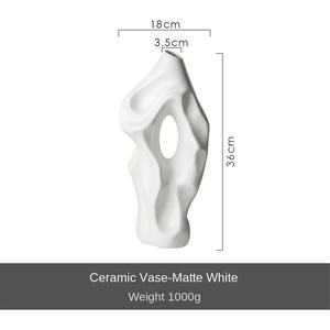 <span class=keywords><strong>Vase</strong></span> en céramique au design personnalisé, <span class=keywords><strong>vase</strong></span> nordique pour la maison, <span class=keywords><strong>vase</strong></span> simple et moderne, <span class=keywords><strong>vase</strong></span> en céramique de luxe léger pour la chambre à coucher, <span class=keywords><strong>vase</strong></span> de bureau - Product Image 6