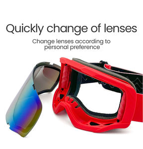 कस्टम UV400 प्रोटेक्शन स्काईग्लास स्पोर्ट स्नो बोर्ड आईवियर OEM एंटी फॉग स्की चश्मा गूगल्स स्ट्रैप्स स्की गॉगल - Product Image 5