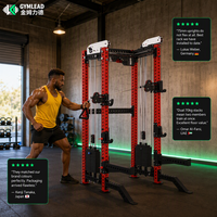 Rack para Sentadillas, Entrenador Funcional de Acero Inoxidable, Equipo de Gimnasio Comercial Multifuncional