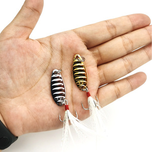 Cuillère à pê<span class=keywords><strong>cher</strong></span> en gros Cuillère en métal Leurre de pêche sur glace Jig Leurres de pêche bon marché pour poissons de petite et moyenne taille - Product Image 2