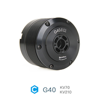 Motor Gimbal Brushless G40 Poros Berongga Besar Low Cogging High IP untuk Sistem Otonom Drone