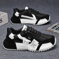 Chaussures Homme Européennes 2026 Nouveauté Été Respirantes Polyvalentes Sport Décontracté Rehaussement Interne Chaussures de Jogging Papa à Enfiler EVA