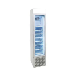 Meisda SD105B Venta caliente helato escaparate congelador 105L vertical helados equipo de refrigeración