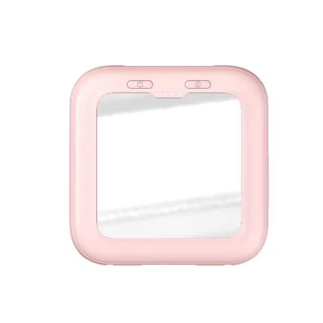 Customizable Power Station Mobile Power Supply 5W 10000mah Makeup Mirror Large Capacity Built in Cable Type C Power Bank
