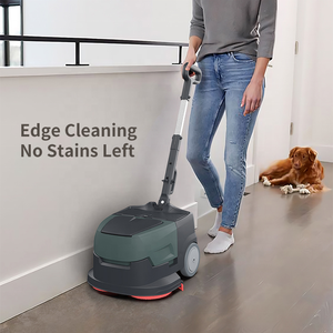 Điện thương mại mini nhỏ gọn gạch đá cẩm thạch tôi lau tự động nhỏ cầm tay sàn Scrubber Máy làm sạch - Product Image 6