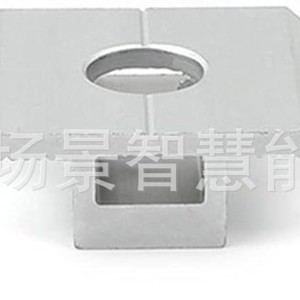 Pince de fixation intermédiaire pour panneaux solaires, profilé en aluminium, traitement de surface anodisé, pour système de support photovoltaïque - Product Image 1