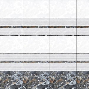 Carreaux muraux en céramique numérique WALLMARK en marbre italien pour salle de bain et cuisine, épaisseur 9 mm, antidérapants, antibactériens, brillants, modernes, garantie 5 ans - Product Image 1