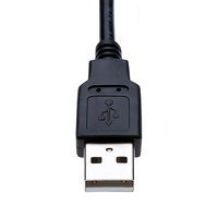 Cable Convertidor Serial RS232 USB 2.0 Macho a DB9 Macho Personalizado con Cubierta de PVC y Blindaje Combinado para Uso con Micrófono, Monitor y Altavoz