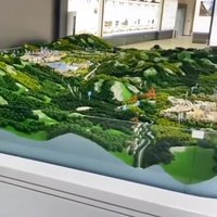Bac à sable tactique militaire intelligent de style moderne Système d'analyse de terrain Effets d'éclairage LED Modèle 3D de conception Simulation militaire