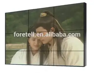 Écran de télévision mural vidéo lcd intelligent de grande taille 3x3/mur vidéo lcd sans couture étanche extérieur