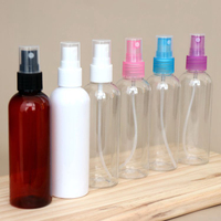 Bouteille pulvérisateur en plastique PET ambré de 30 ml, 250 ml, 4 oz, 8 oz avec tête de pompe à pulvérisation continue