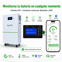 Batterie au lithium LiFePO4 au sol 48V 51.2V 5kWh à 30kWh pour stockage solaire et alimentation de secours domestique