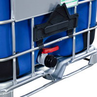1000L 275 gallons de haute qualité noir ou bleu IBC conteneur/réservoir/fourre-tout pour liquide chimique dangereux