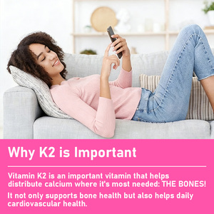 Gélules de Vitamine K2 les plus vendues avec MK4 : Aide à renforcer les os et favorise une santé cardiovasculaire saine – Compléments alimentaires en gélules - Product Image 5