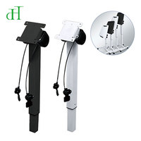 Accessoires professionnels pour cadre de table réglable en hauteur avec vérin à gaz et commande par câble – Pied de base de table réglable en hauteur