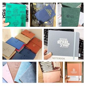 Custom Logo Business A5 Personalized Pu Leather Notebook Cover Notepad with 100 Sheets for Company Office Meetings - Product Image 6