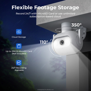 กล้องวงจรปิด IMILAB EC5 2K 3MP HD สำหรับภายนอกอาคาร รองรับ WiFi, 360 องศา ° กล้อง PTZ, ระบบตรวจจับมนุษย์, ไฟสปอตไลท์และไซเรนเตือนภัย, ระบบมองเห็นกลางคืนแบบสี - Product Image 2