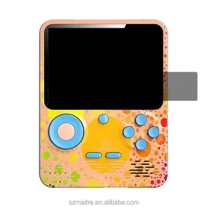 Consola de videojuegos G6 para niños, dispositivo portátil con pantalla de 3,5 pulgadas, compatible con 2 jugadores