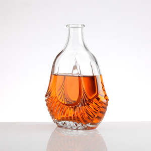 2022 Chuyên Nghiệp 200Ml Rõ Ràng Kính Phẳng Flask Chai Cho Whisky - Product Image 4