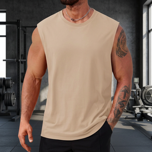 King Mcgreen Star Breathable Knitted Casual Tank Tops Men <b>Fishnet</b> Shiny Muscle Top See Vest Sleeveless Party Nightclub Garment - Product Image 3