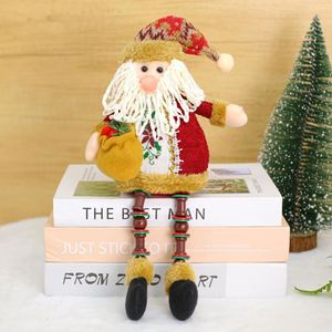 Santa Claus Snowman <b>Doll</b> Plush Toys <b>Handmade</b> Crafts Christmas Decoration and Small Gifts for Kids - Product Image 4