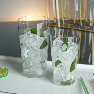 Vaso Highball <span class=keywords><strong>Colin</strong></span>, Hecho a Mano, Diseño Japandi, Ultrafino, Transparente, Reutilizable, Apto para Alimentos, Apto para Lavavajillas - Product Image 5