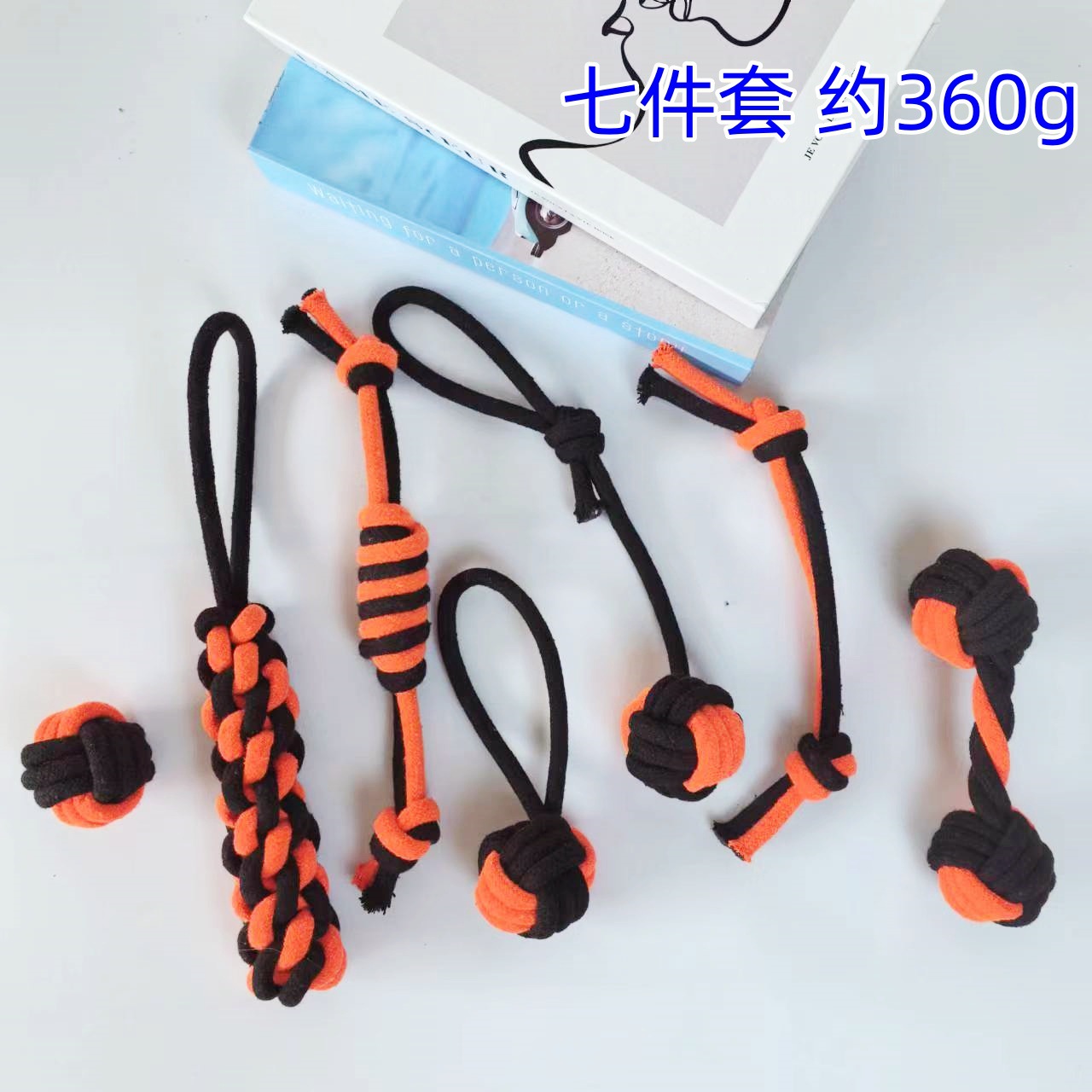 Juego de 7 piezas, aproximadamente 360 g.