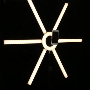 Simock 90W 3200K-5600K Éclairage photo LED annulaire avec support pour maquillage, TikTok, <span class=keywords><strong>YouTube</strong></span> - Product Image 2